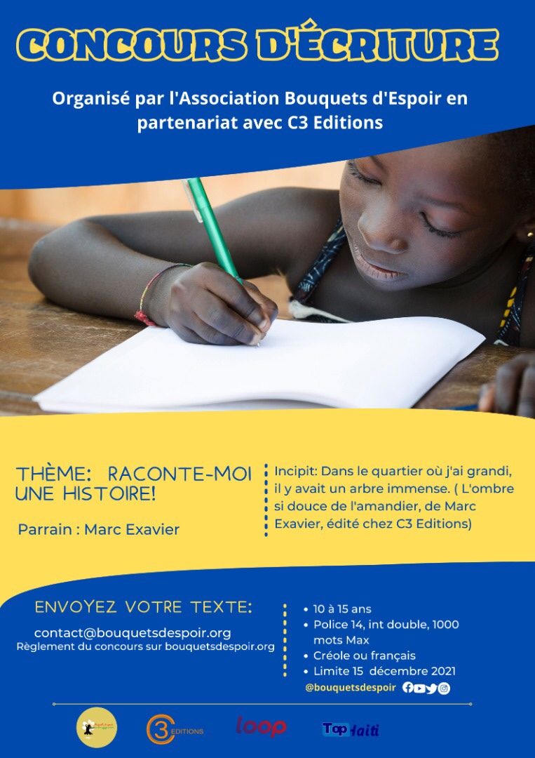 Règlement du concours d’écriture: «Raconte-moi une histoire»